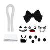 Halloween Ghost Decorations DIY Expressions Spooky White Ghost Craft Kit with Witch Hat for Outdoor Indoor Yard Garden Lawn Decor