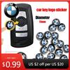 Interior Mouldings 11/14mm Car Key Sticker Logo Car Key Sticker Emblem For X1 X3 X5 X6 X7 1 3 5 6 7 Series G20 G30 G11 F15 F