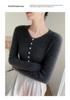 2026 Autumn/Winter Cashmere Knit Slim Fit Round Neck Wool Sweater Pullover