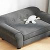 Maison Exclusive - Canapé pour chien Gris foncé 72x45x30 cm Peluche