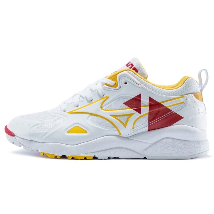 

Mizuno Sky Medal Shape of Time Женские кроссовки Белый Китайско-Красный Желтый D1GA200962