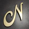 10cm/3.93in Fashionable Italicized English Letter Wall Stickers Modern Home Background Wall Decoration Stickers Creative DIY Wal