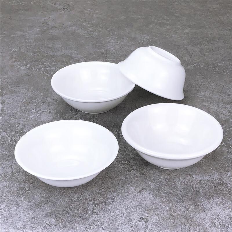 Pure White Ceramic Rice & Soup Bowl
