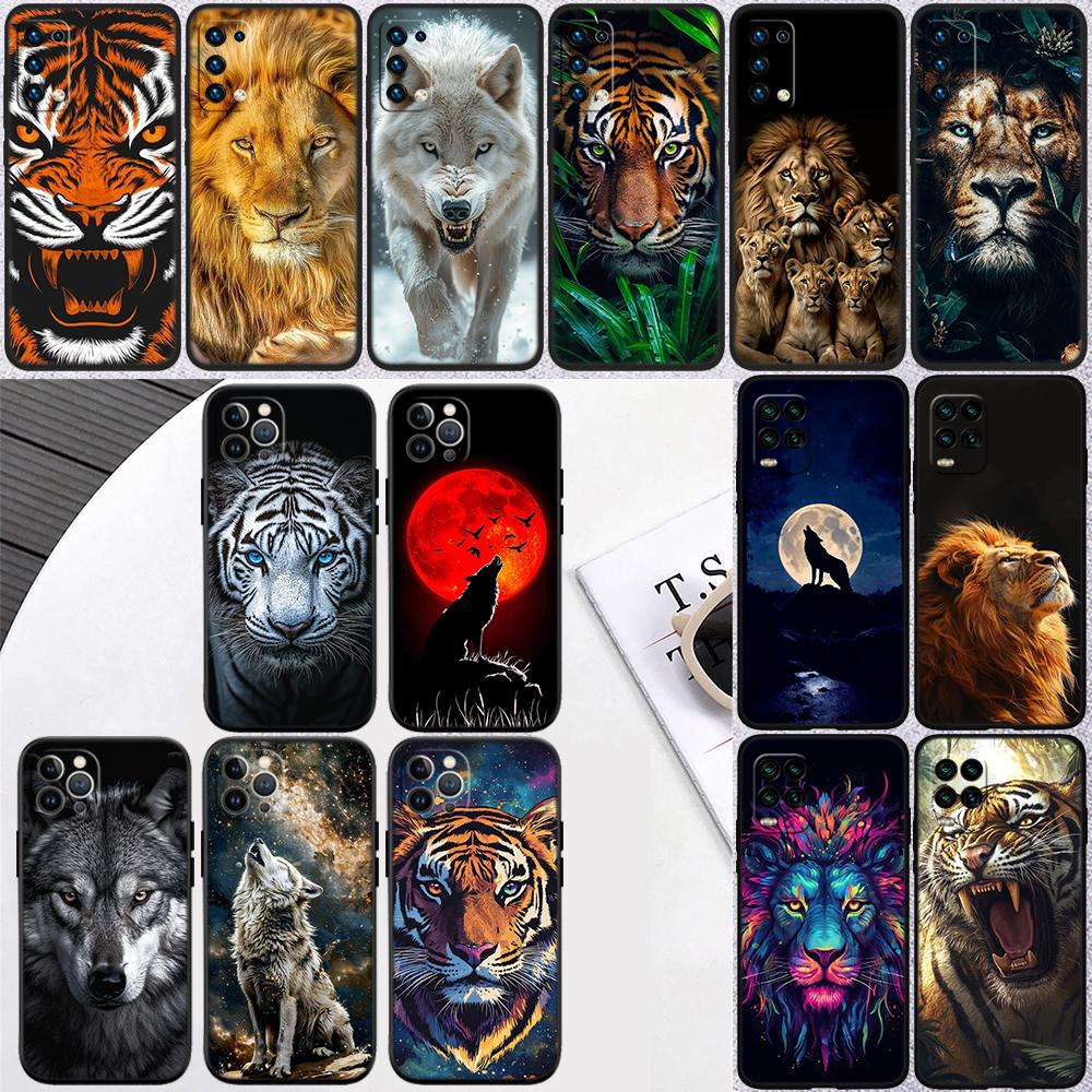 Wolf Tiger Lion New High-End Cover Phone Case for Redmi Note 13 14 Pro+ Plus A3 13X 13C 14S 14C