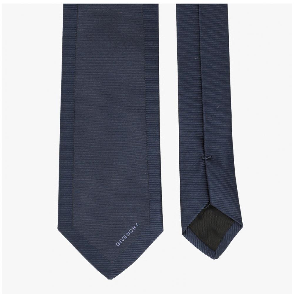 Givenchy Silk Tie 410 Jacquard Logo Bp105lp0xd