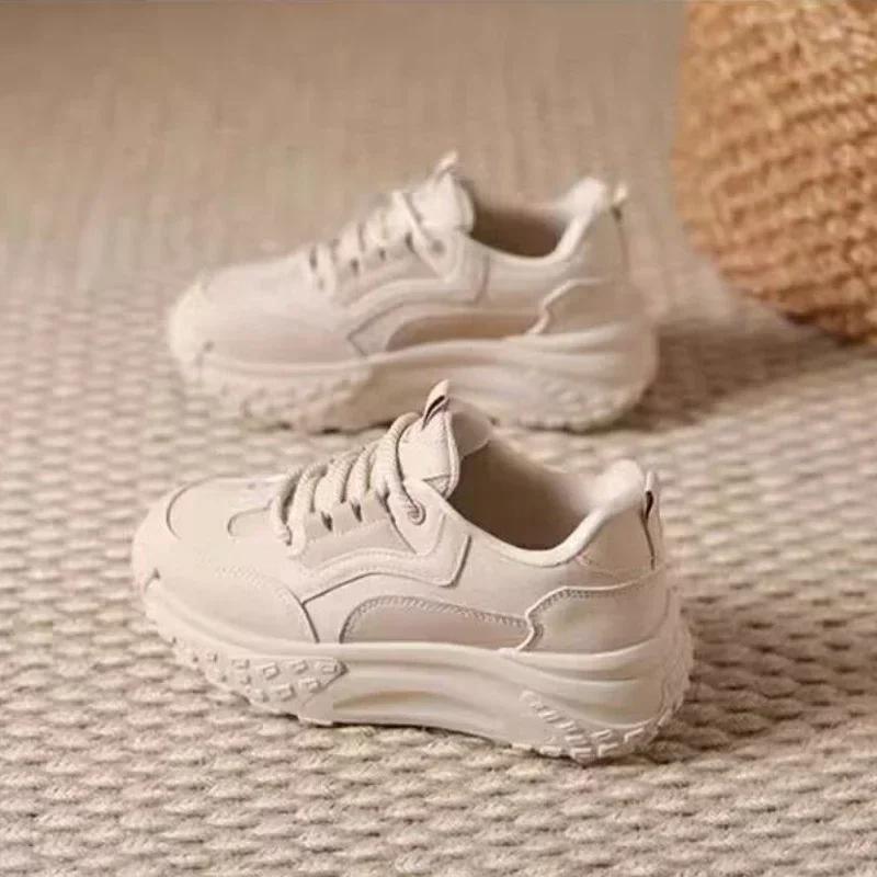Spring Autumn Ladies Footwear High On Platform Sports Sneakers Women's Athletic Shoes Original Cheap New Arrival 2025 In Offer A