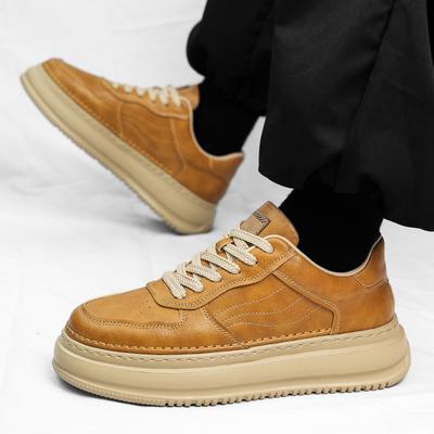 Casual Thick Soled Men's Board Shoes Trendy and Versatile Design Styles Leisure Outdoor Party Handsome Youth Comfortable Shoes