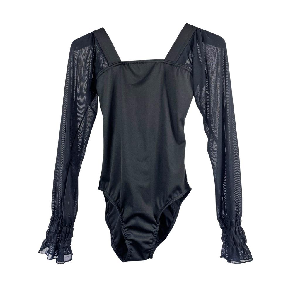 Ballet Dance Costume, Women's Summer Chinese Dance Jumpsuit, White Gymnastics Costume, Body Suit, Aerial Yoga Practice Suit, Body Suit