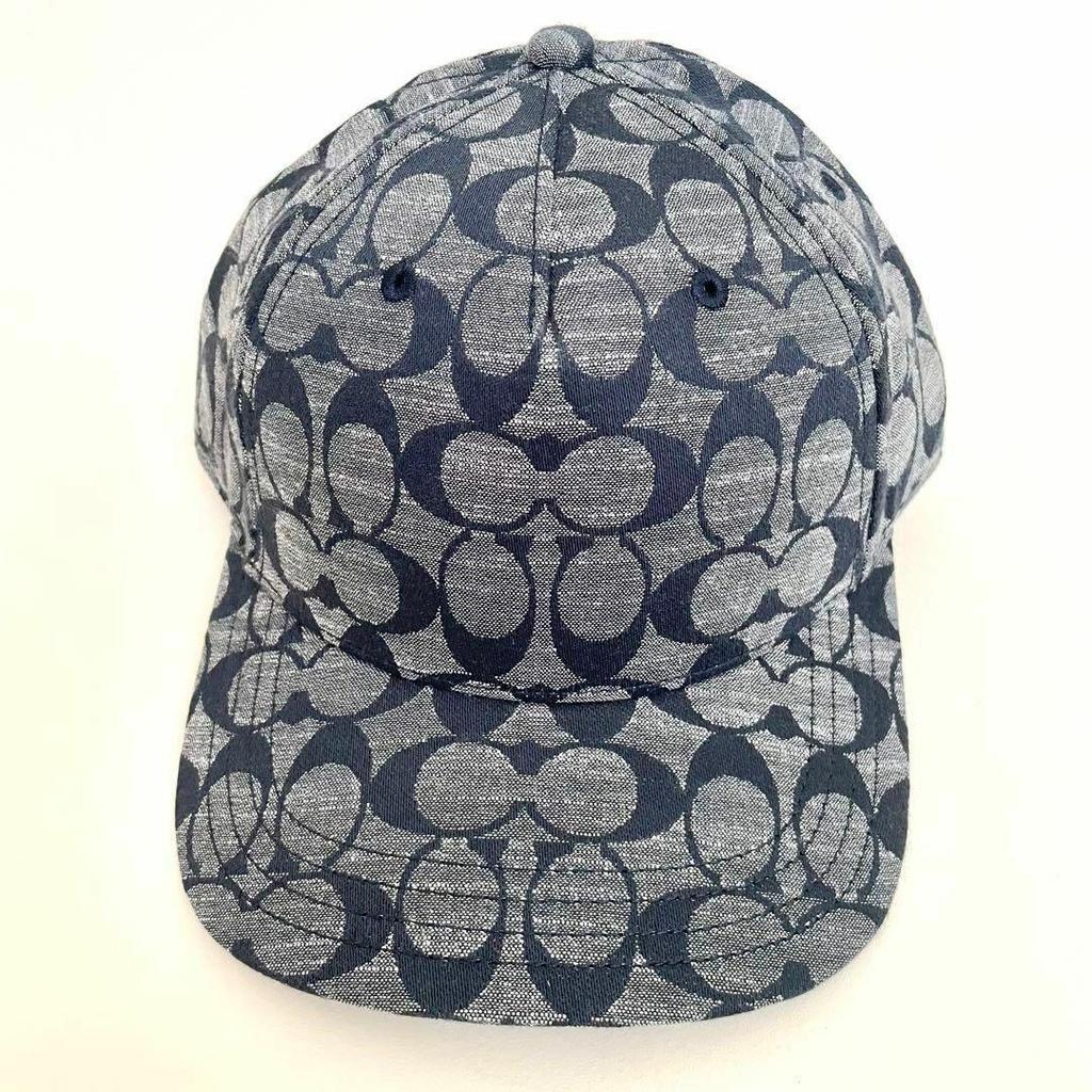 [USED] Coach Signature Baseball Hat, Men's, Sizes XS and S