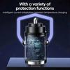 ISGTDRM 100W Mini Car Charger Fast Charging for iPhone QC3.0 PD USB Type C Car Mobile Phone Charger for Xiaomi Samsung Huawei