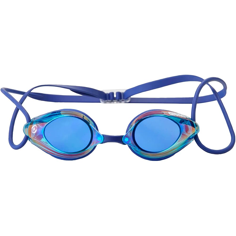 Arena Splash Unisex Swimming Goggles Free Size Mirror Lens Anti-Fog Competitive Swim Gear