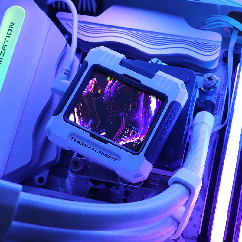 Thermalright Frozen Warframe 280 Ice Armor ARGB White Water Cooler with IPS LCD Display