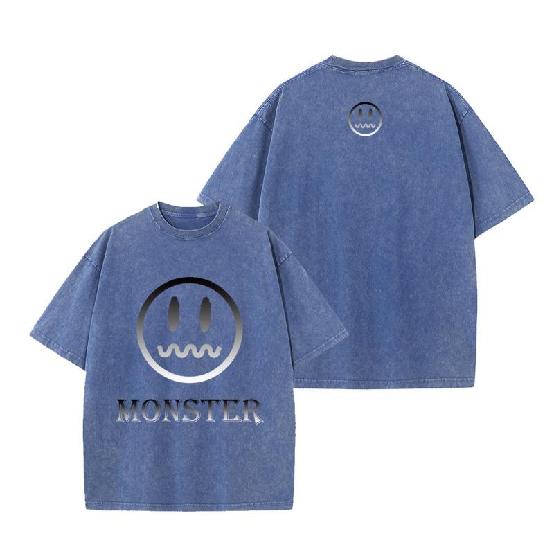 Vintage Classic Radiohead Tees North America Tour Rock Tshirt  Hip Hop Street Casual Top Sleeved Harajuku Streetwear Tops Tees