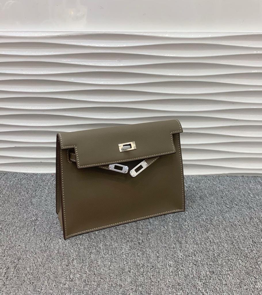 2025 New Style Danse Dance Bag Swift Genuine Leather Double Shoulder Bag Small Square Bag Single Shoulder Diagonal Bag Casual Bag