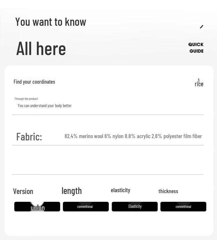 SNOWFLYING Women's Slim-Fit Semi-High Collar Gradient Wool Sweater