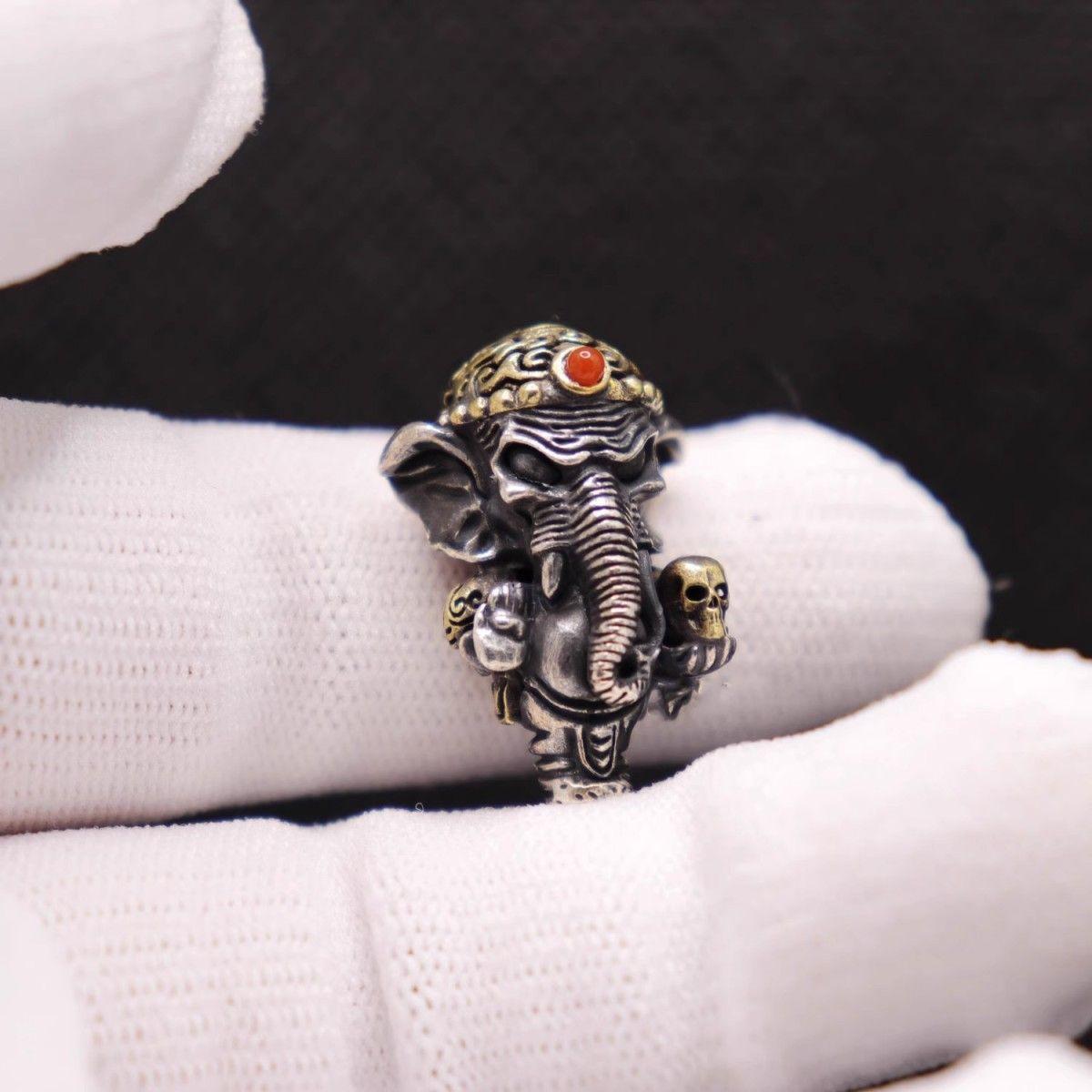 Tibetan Style Courage Elephant God Wenwan 108 Beads Star Moon Accessories Star and Moon Style