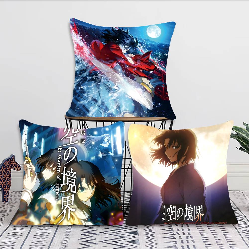 Animation The Garden Of Sinners Pillow Case Fashion Square Pillowcase Bedroom Sofa Room Ins Decoration Leisure