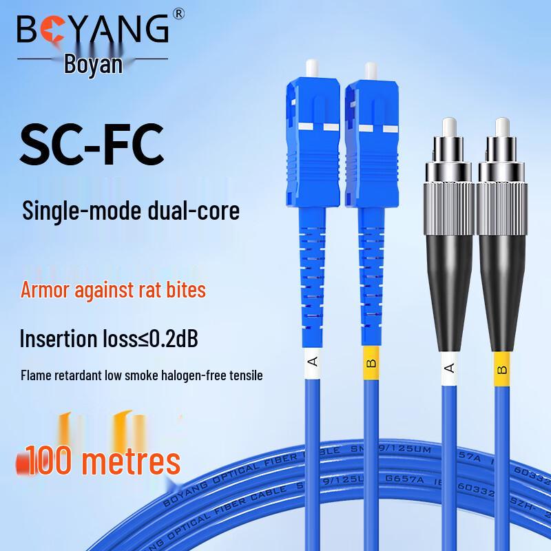 Boyang Telecom-Grade Single-Mode Fiber Optic Patch Cable
