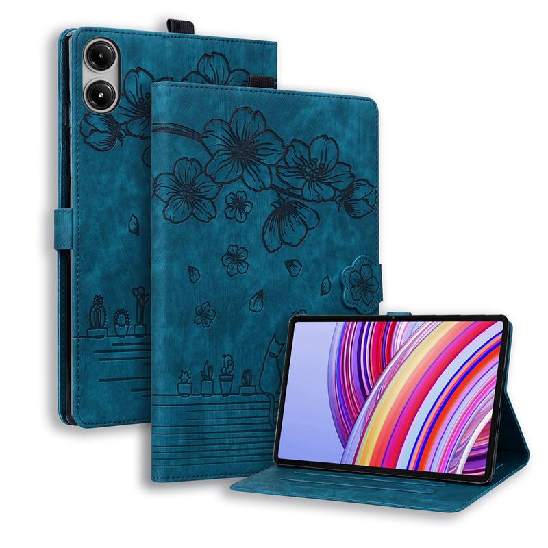 For Xiaomi Redmi Pad 2 Pro Case 12.1" Embossed PU Leather TPU Inner Stand Wallet Cover For Redmi Pad 2 Pro 12.1 inch 2025 Case