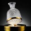 1500ml Crystal Glass 360 Rotating Decanter with Base Wine Dispenser Luxurious Wine Aerator  Banquet