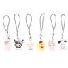 Sanrio Phone Pendant Melody Cinnamoroll Keychain Lanyard Kuromi Bag Charm Hello Kitty Hanging Rope Decoration