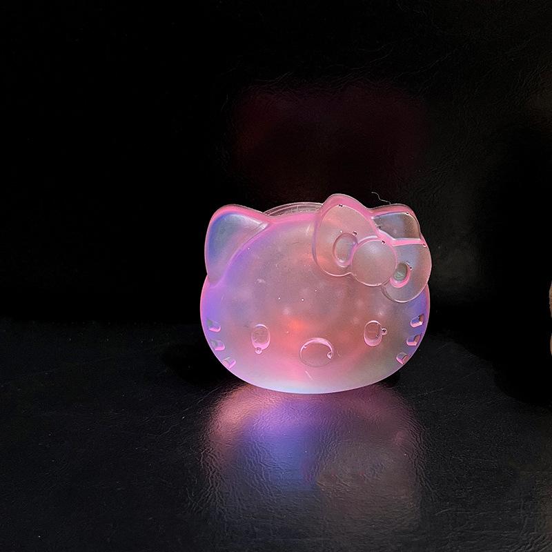 Frosted Laser Colorful Kt Cat Mobile Phone Airbag Bracket Paste Retractable Portable Stable Desktop Bracket Watch Drama