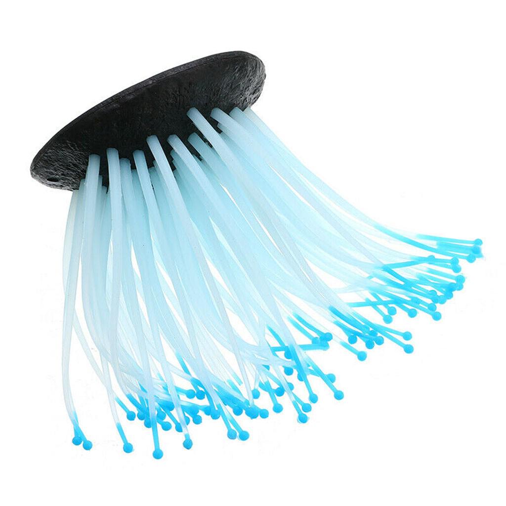 Aquarium Fish Tank Luminous Sea Anemone Artificial Coral Ornament Decoration