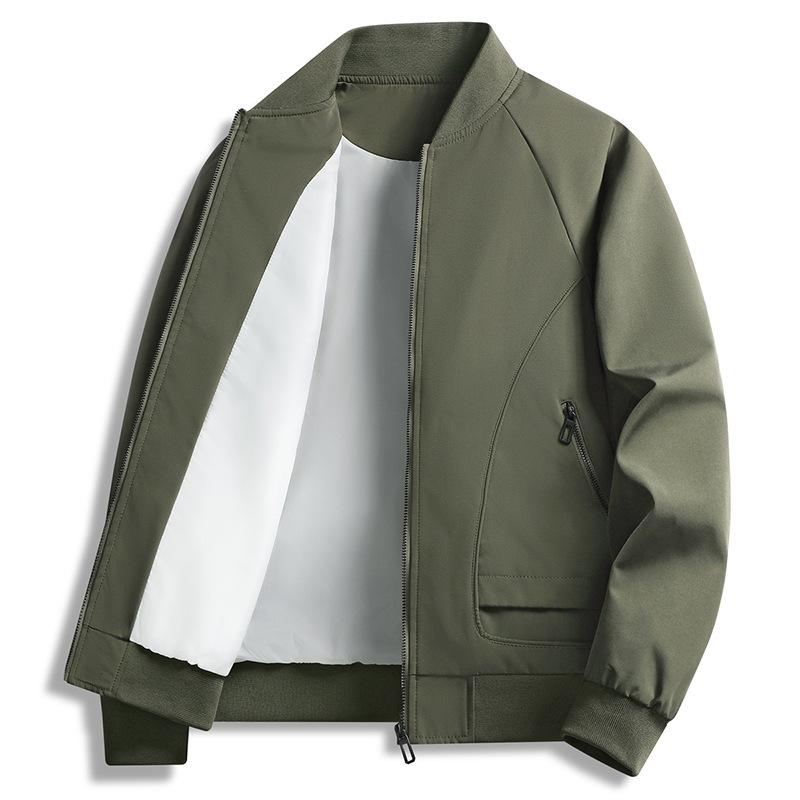 Baseball Collar Jacket Men's Autumn New Casual Jacket Men's Loose Handsome Fashionable Versatile Top
