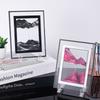 Square Sandscape Moving sand Art Picture Deep Sea Quicksand Craft 3D Hourglass in Motion Flowing Sand Painting Home Decor Gifts