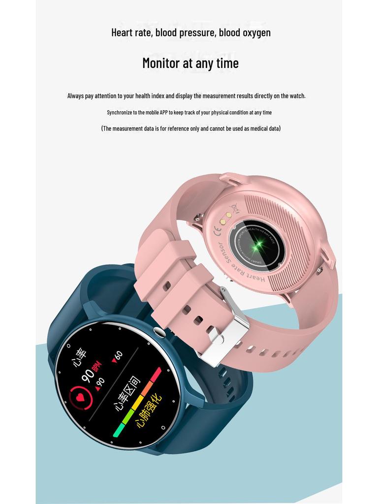 Waterproof Bluetooth Smart Watch with Blood Pressure & Sleep Detection - Sports & Health Monitoring Smart Watch