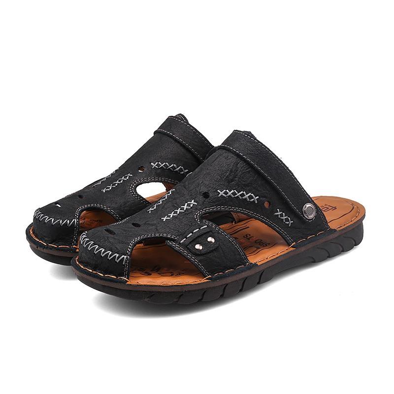 

2025 summer new fashion trend outdoor sports men s sandals youth lightweight casual foot sandals men 38