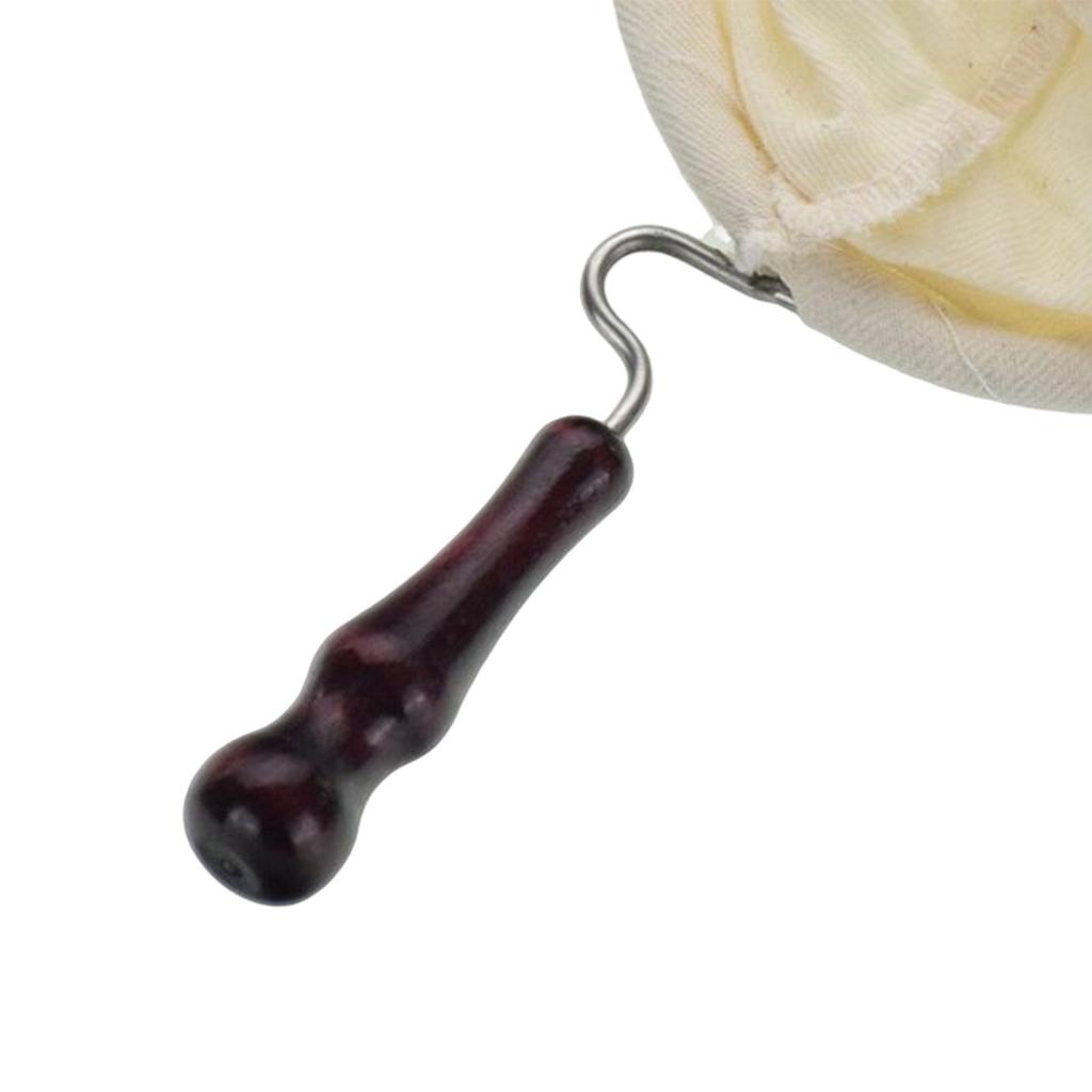 Reusable Coffee Filter Bag, Decor Handcraft, with Handle Flannel Cloth, Washable, Accessories Parts,