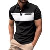 Men's Summer Leisure Culture Breathable Short Sleeved Shirt Top