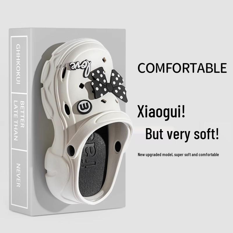 Women's Thick-Soled Non-Slip Height-Increasing Closed-Toe Sandals & Slippers - New Summer 2024 Beach Style