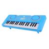 Walfront Electronic Piano Toy, 2 Modes, 37 Keys, Multi-Sound Effects, Kids Keyboard Piano, Blue