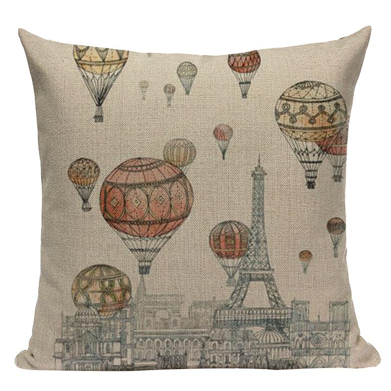 London decorative Printed Throw Pillows home cushions covers London Bridge paris  Eiffel Tower cushion Dropshipping cushion