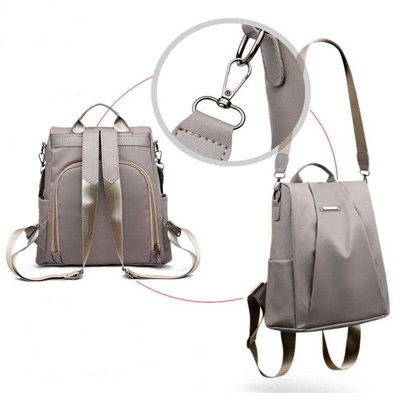 Versatile And Lightweight Women Backpack With Anti-theft Design And Interior Pockets