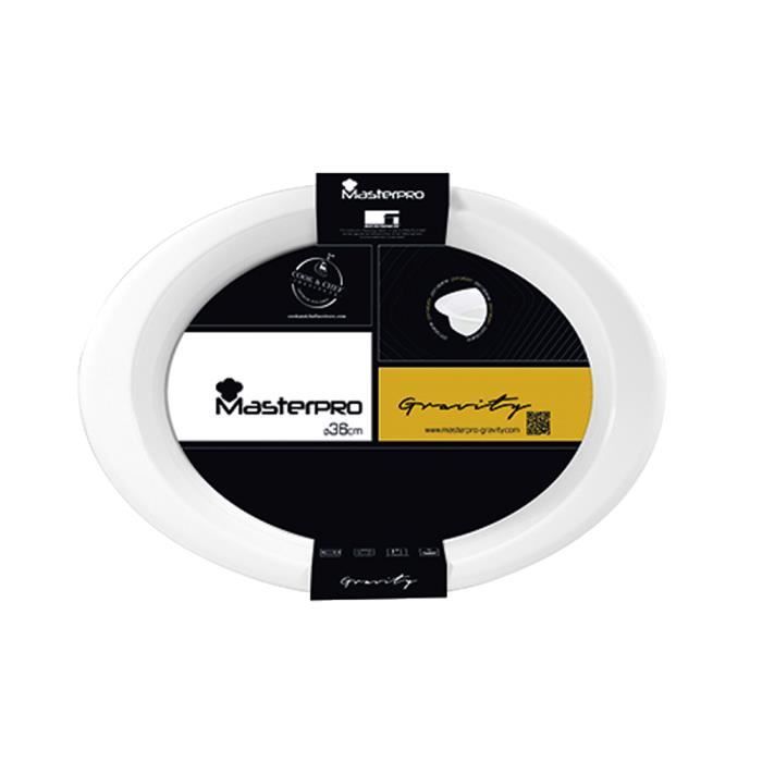 Plaque Ovale - Masterpro - Gravity - 36 cm - Grès - Résistant à la chaleur