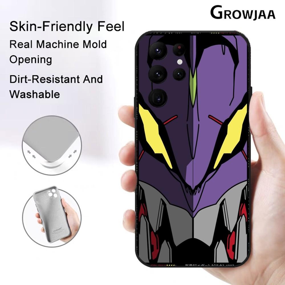 

Hot Anime E-Eva 01 Phone Case For Samsung Galaxy S25 S24 S22 S23 Ultra S21 S20 Plus 5G Protective Silicone Funda samsung S21
