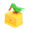 Woodpecker Toothpick Dispenser Smooth Edge Burr-Free Cute Little Bird Push-Type Automatic Toothpick Holder Decor
