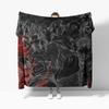 Anime Spell Fighting Back Soft Flannel Blanket Breathable Warm Bedding & Travel Blanket Sofa Blanket Bed Blanket Customizable
