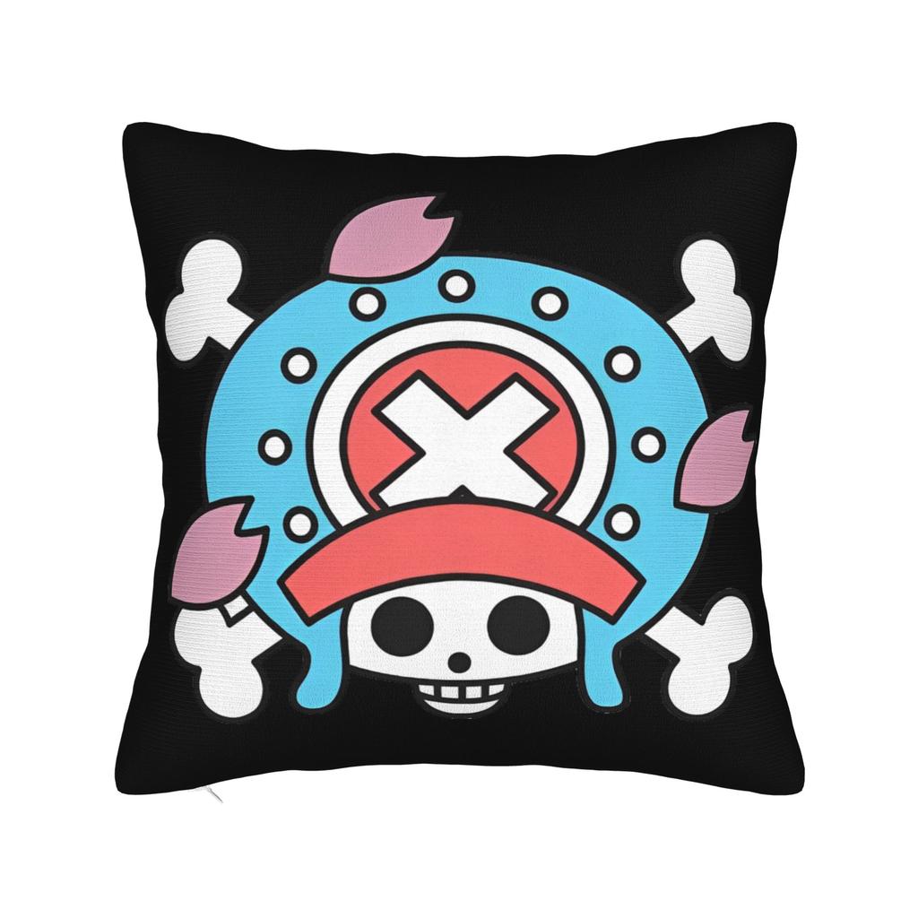 Luffy Gear Luffy Anime Anime Square Pillow Case Cushion Cover Custom Polyester Decorative Pillowcase for Sofa Xcm