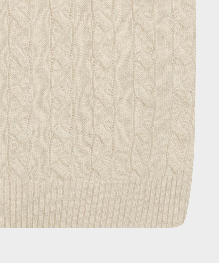 BROOKS BROTHERS Wool Cable Sweater (Ivory) (Bbwrmbf401)