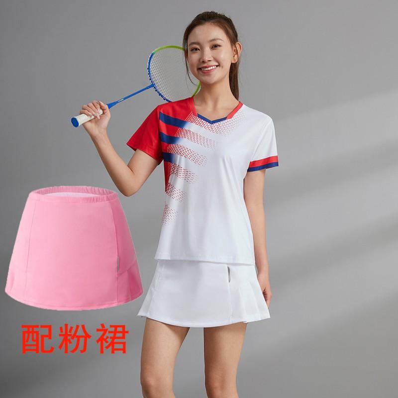 Quick-Dry Badminton Shirt Set Men Women Milk Silk Sportwear Tennis Table Athletic Outfit