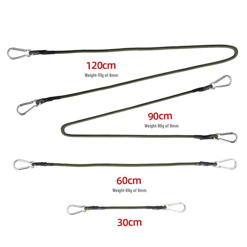 Outdoor Camping Elastic Bungee Cord with Hooks