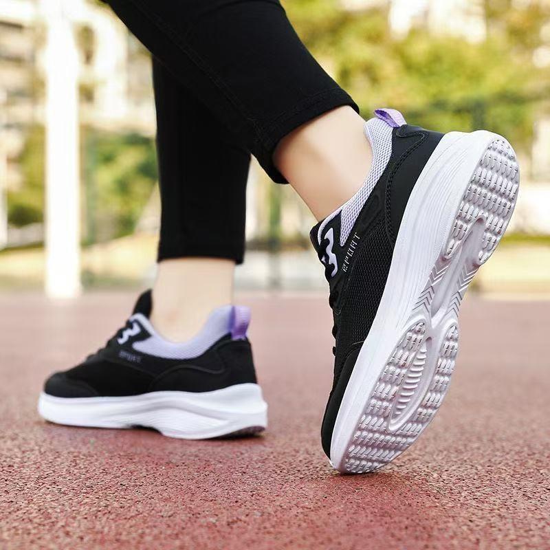 Womens Mesh Breathable Soft Sole Comfortable Walking Running Casual Sports Sneakers