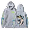 Anime JoJo Bizarre Adventure Stone Ocean Hoodie Jolyne Cujoh Print Hooded Men Women Hoodies Harajuku Streetwear Male Sweatshirt