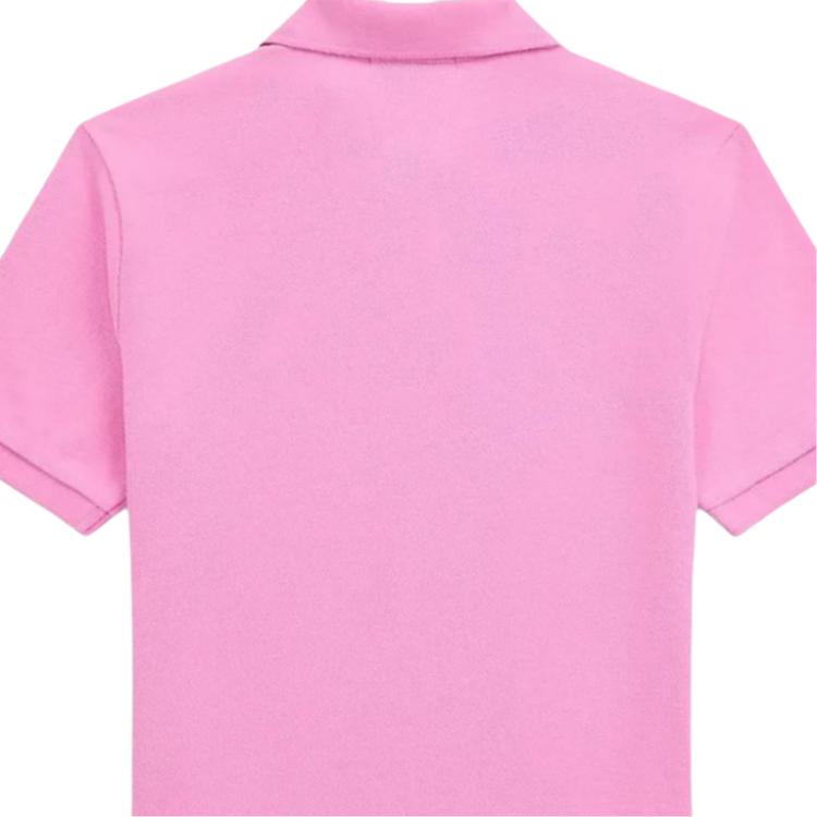 Polo Ralph Lauren Polo Shirt Ss25 Logo Ricamato Cotone Manica Corta Bambini top Pesca-Rosa 323703632-196