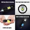 LED Mini Torch USB Rechargeable Flashlight COB+XPE Light Portable Waterproof Penlight Lantern For Camping Fishing Emergency Lamp