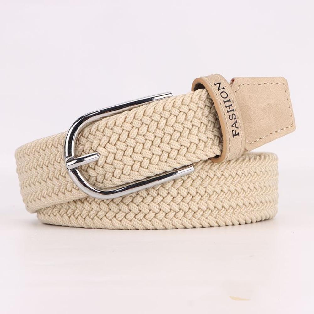 Elastic Canvas Belt Popular Waistband Fashion Loose Belt Men